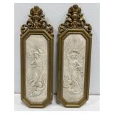 Vintage angels and cherubs wall art
