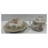 Beautiful elegant small dishes with lids