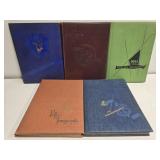 Lot of 5 Bell and Pomegranates yearbooks