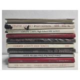 Estate lot of vintage yearbooks