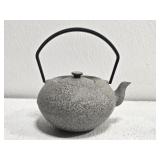 Miniature Heavy Ceramic Tea Kettle with Lid