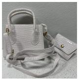 Small white purse
