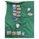 Lot of roller dance pins