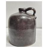 Vintage Dark Brown Pottery Jug