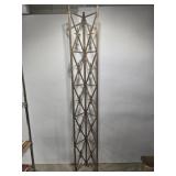 Vintage iron porch post