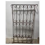Vintage rustic iron gate