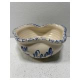 Pottery fruit bowl