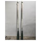 Pair of vintage wood oars from Maine