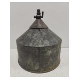 Antique copper funnel