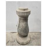 Concrete pedestal