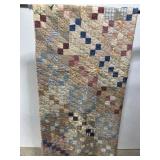 Approximately 5ï¿½x7ï¿½ hand stitched quilt