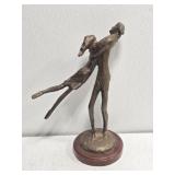 Decorative Bronze or Brass Metal Statue