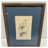 Signed and framed print