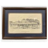1929 Five Points Filling Station framed print