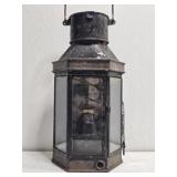 Heavy Antique Ships Kerosene Lantern