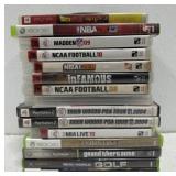 Lot of assorted video games