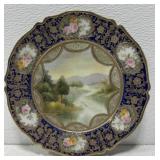 Beautiful Nippon hand painted plate w/gold accents