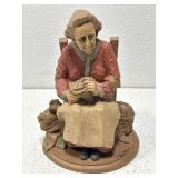 Signed Tom Clark pecan resin figurine