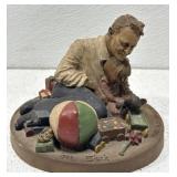 Signed Tom Clark pecan resin figurine
