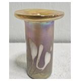 Multi colored glass signed decor