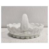 Westmoreland white basket decor