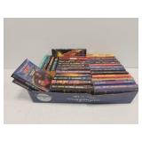 Large box lot of misc star trek books