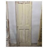 Lime color wood door