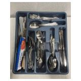 Estate lot of misc flatware