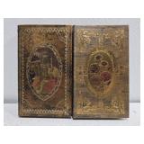 Pair of book compartments