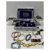 Silver book replica jewelry box of costume jewelry