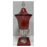 Vintage glass candy dish