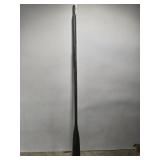 Leather handle green oar from Maine