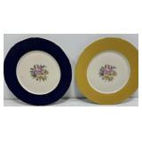 2 Clover Leaf Flower pattern plates