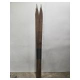 Pair of wood ski
