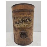 Antique advertising tin