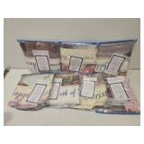 Lot of 7 Thomas Kinkade Year of Glad Tidings flags