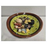 Bowl of misc collectibles