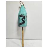 Vintage Teal Lobster Boat Buoy