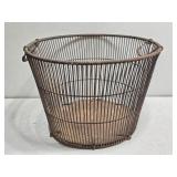 Vintage Clam Metal Basket