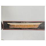 Vintage Half Hull Ship Model Iron Ship Iona