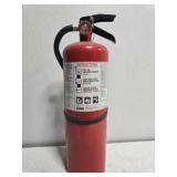 Red fire extinguisher