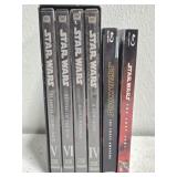 Lot of 6 Star Wars DVDs Movies