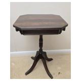 Vintage Wooden Accent Side Table