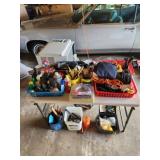 Large Estate Table Lot of Misc. Tools