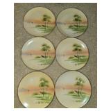 Hanpainted nippon plates