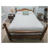 Vintage Wooden Bed Set