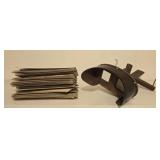 Antique wood side viewer with slides