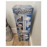 2 motion light with security camera