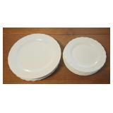 Lot of Vintage USA Milkglass Plates
