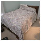 Possibly queen size wood framed bed